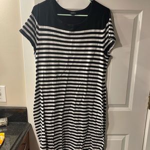 Stripped Bodycon Dress
